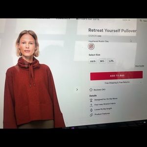Lululemon Retreat Yourself Pullover